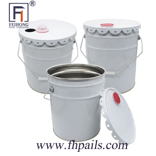 Steel Pail Lug Lid With Spout