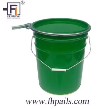 25L Latex Paint Pail Med Lås Ring Lokk